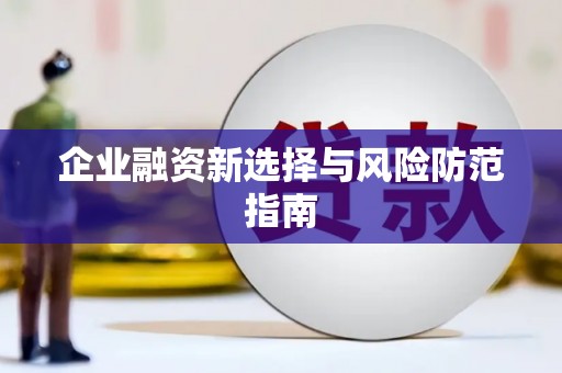 港南企业融资新选择与风险防范指南