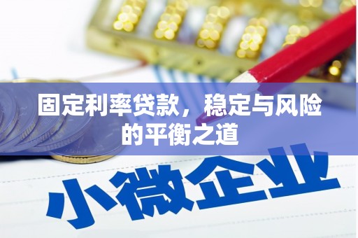 港南固定利率贷款，稳定与风险的平衡之道